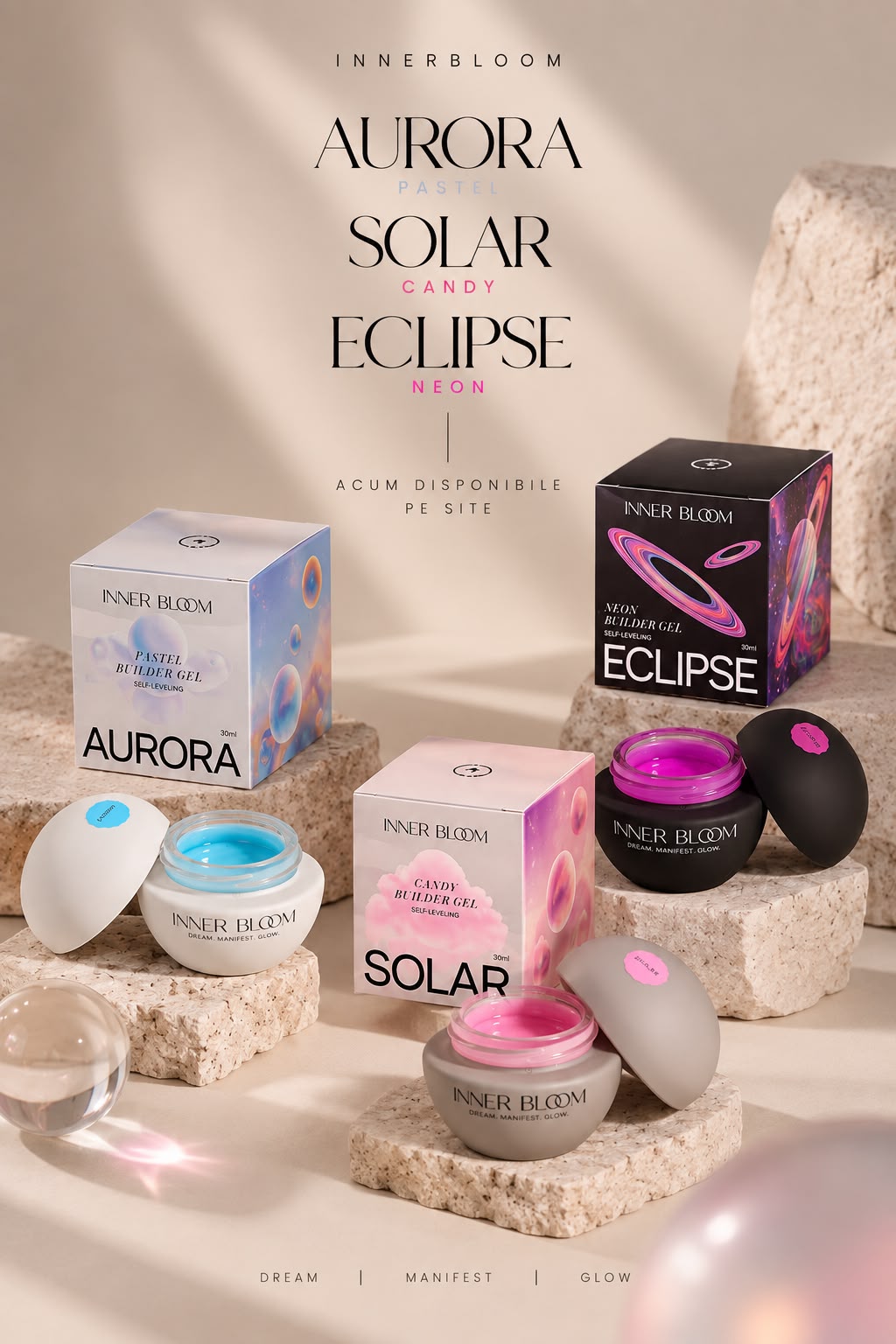 Three Collections. One Iconic Formula. Descoperă AURORA, SOLAR & ECLIPSE