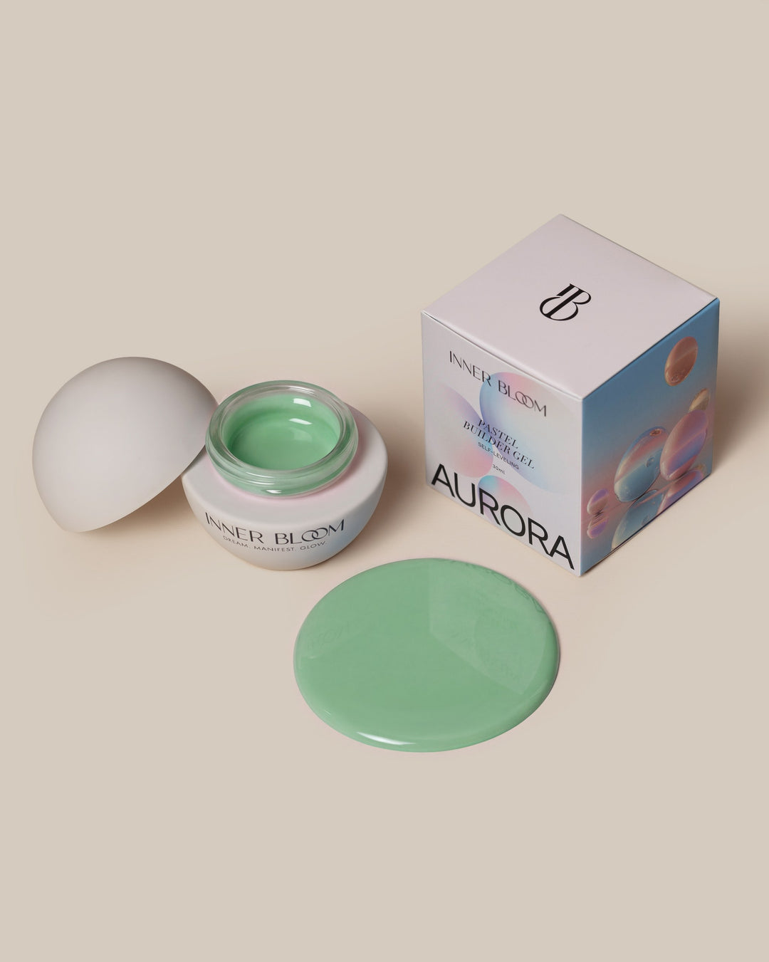 Liquid Builder Gel Aurora - Pastel Green - 30ml