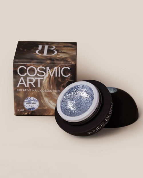 Gel Cosmic Art Fairy Dust Blue 5 ml – borcan InnerBloom