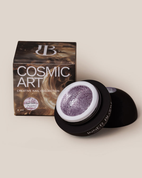 Gel Cosmic Art Fairy Dust Purple 5 ml – borcan InnerBloom