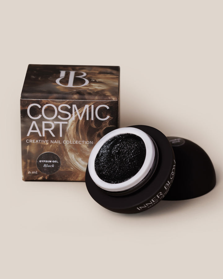 Gel Cosmic Art Gypsum Gel Black 5 ml – borcan InnerBloom