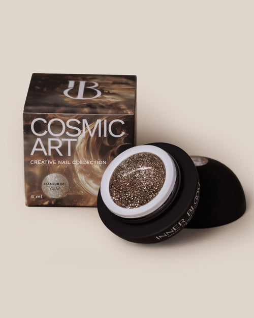 Gel Cosmic Art Platinum Gel Gold 5 ml – borcan InnerBloom