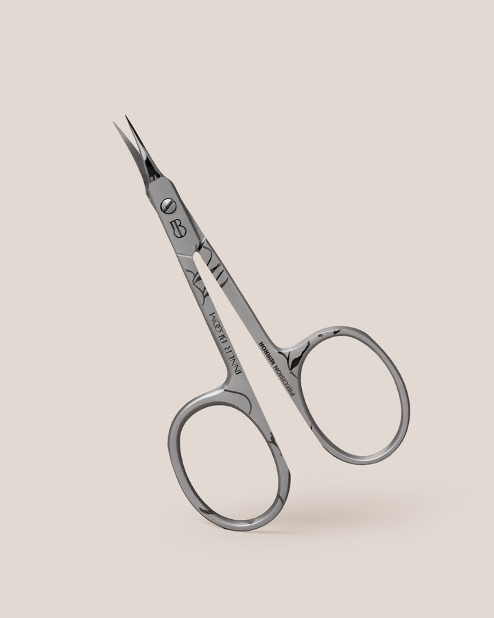 Precision Mirror – Professional Cuticle Scissors (Left-Handed)