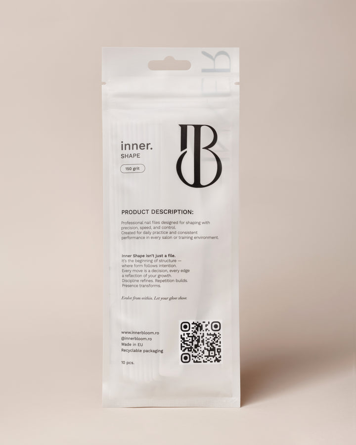 Inner Shape 150 grit metal file spare parts - set of 10 pieces