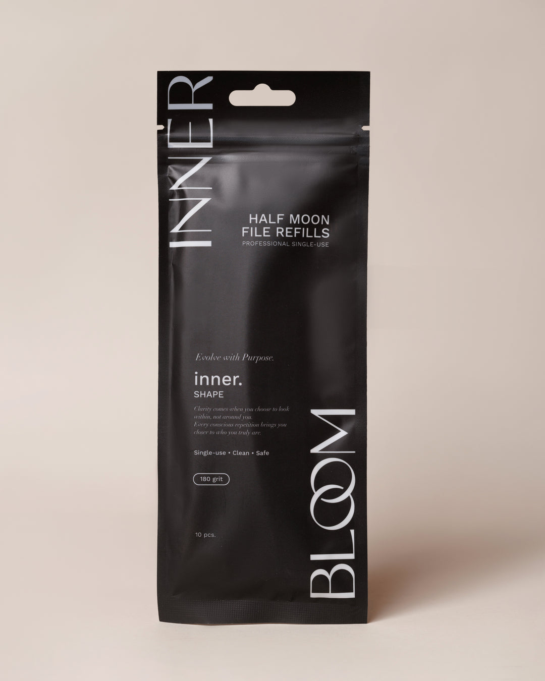 Inner Shape 180 grit metal file spare parts - set of 10 pieces