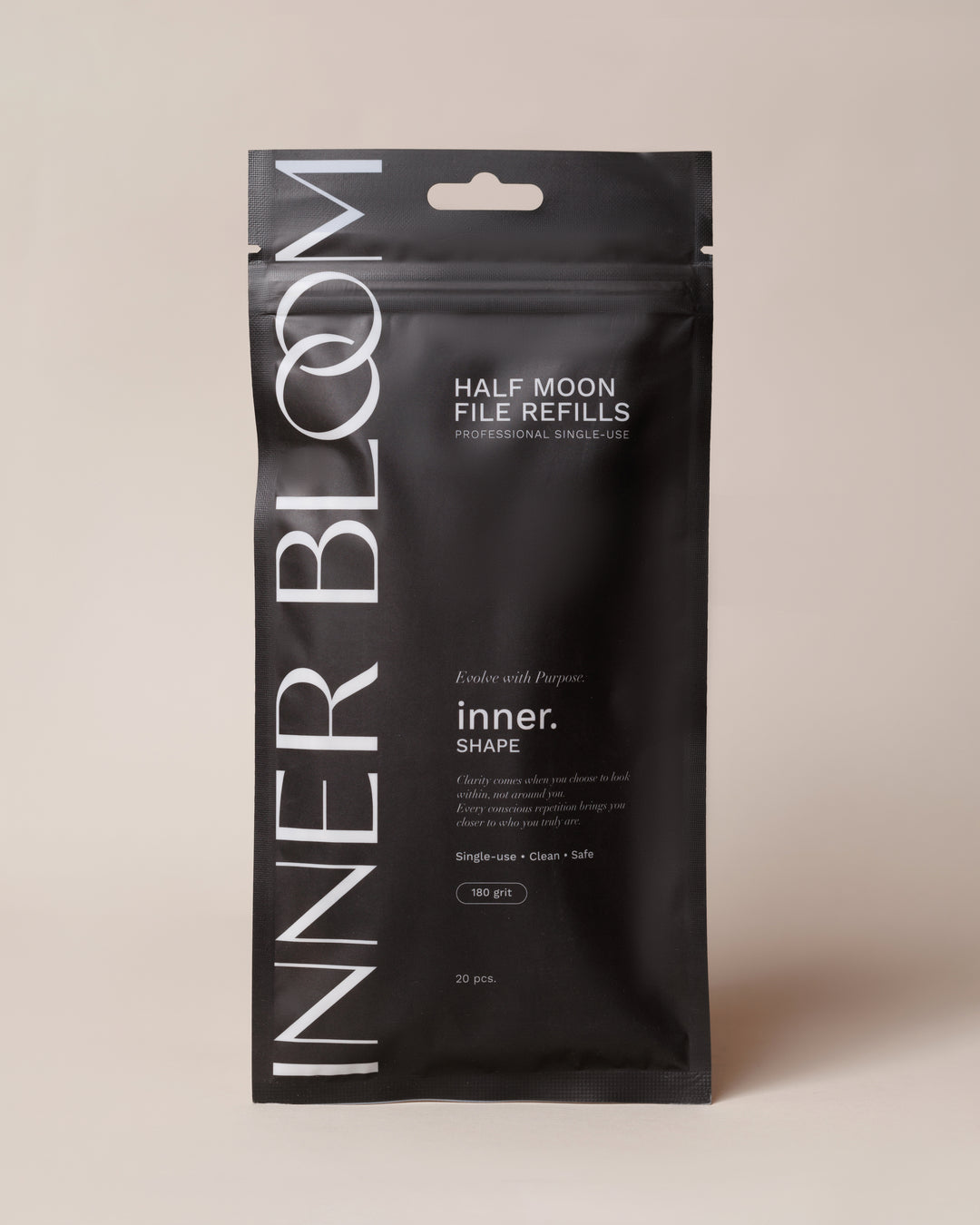 Inner Shape 180 grit metal file spare parts - set of 20 pieces